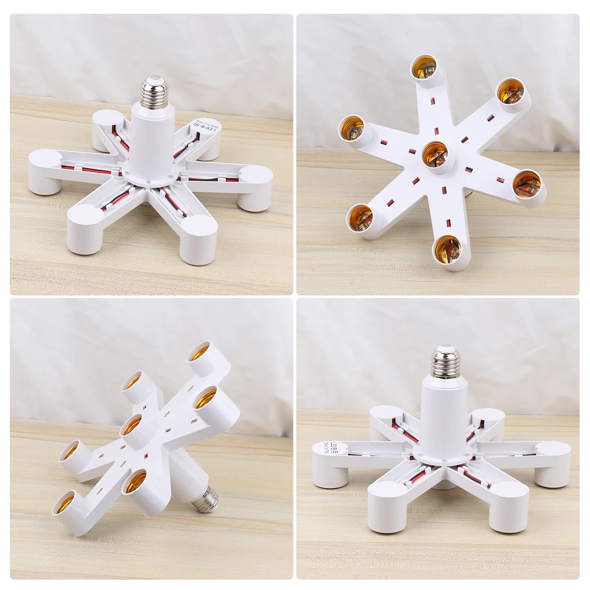 

Multi Head Lamp Base E27 Light Bases Accessories Hanging Retro Durable High Grade Easy Install Lamp Holder