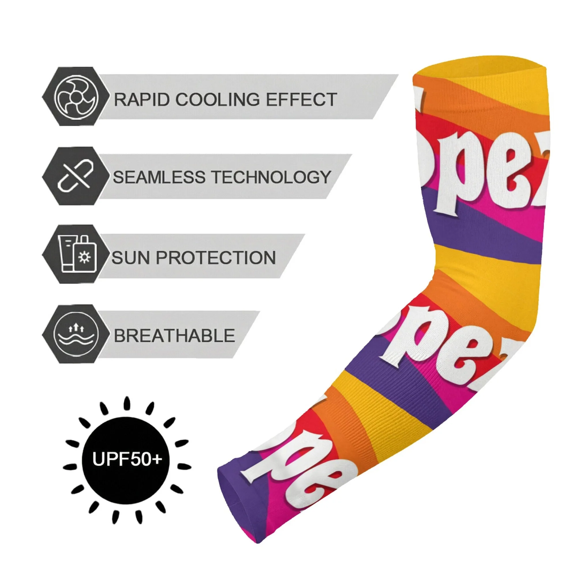 Paulaner Spezi Munich Beer Drink Arm Sleeves Novelty Anti-Slip Sports Sleeves Gardening Outdoor Cycling Protective Arm Sleeves