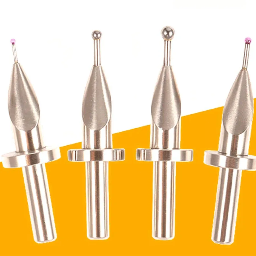 6mm handle altimeter probe, ruby measuring tip eccentric coaxial probe, TESA Mahr height measuring needle