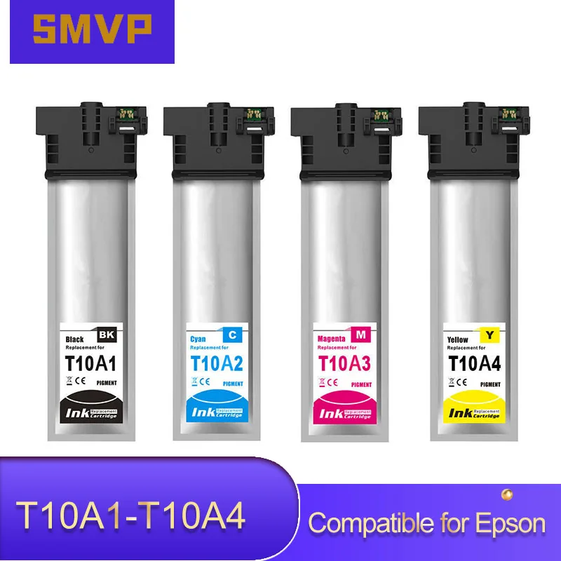 South America T10B1 T10A2 T10A3 T10A4 Compatible Color Inkjet Ink Bag For WorkForce Pro WF-C5310 WF-C5390 WF-C5810 WF-C5890