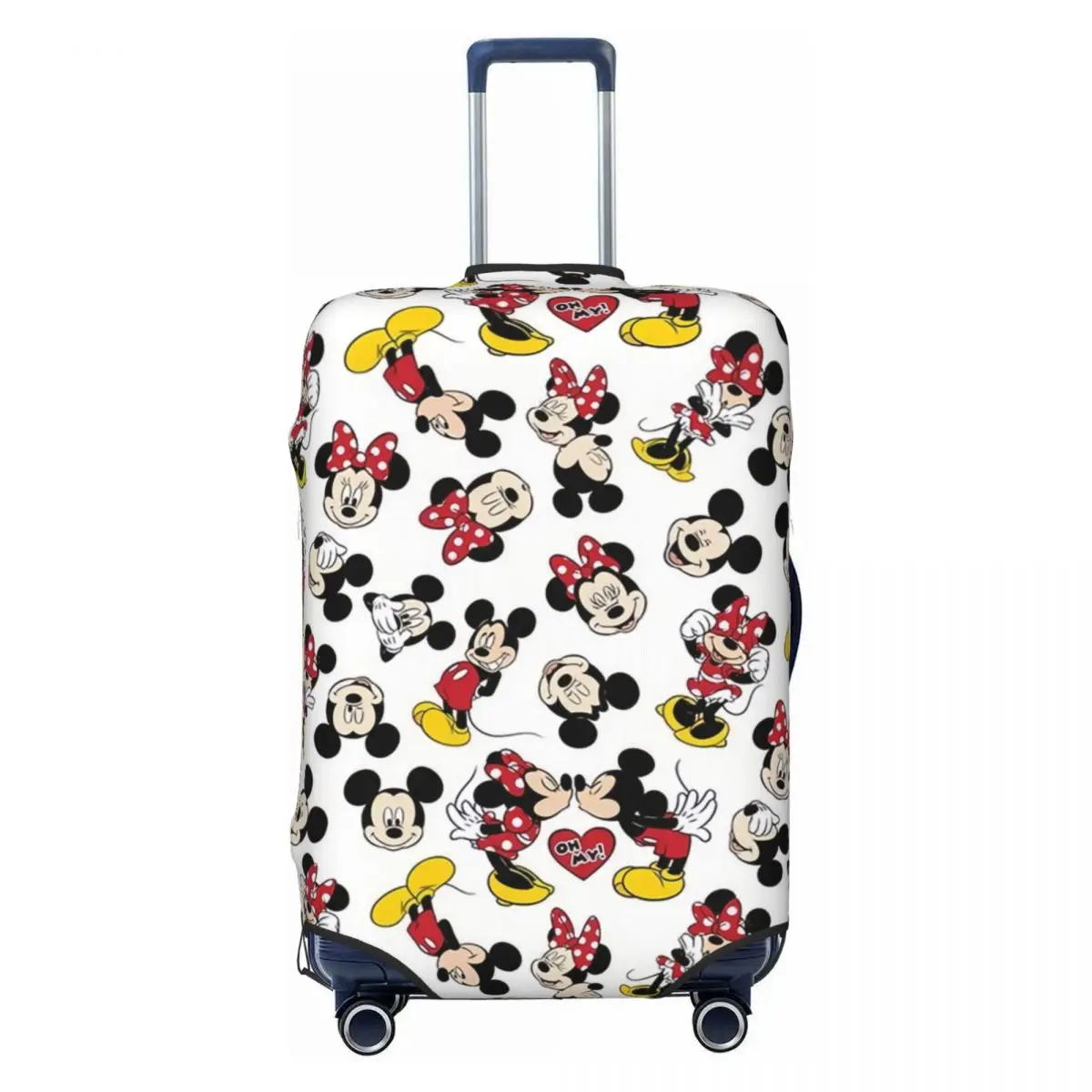 

Custom Cartoon Mickey Minnie Mouse Luggage Cover Funny Suitcase Protector Covers Suit For 18-32 inch