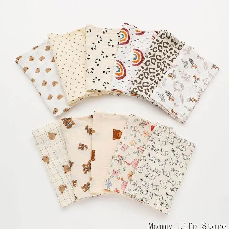 Cotton Baby Muslin Swaddle Blanket suave transpirable cómodo- bebé envoltura envoltura regalo