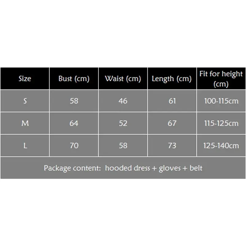 할로윈 푸림 파티 의상 소녀 소녀 동물 검은 고양이 의상 코스프레 후드 드레스 키즈