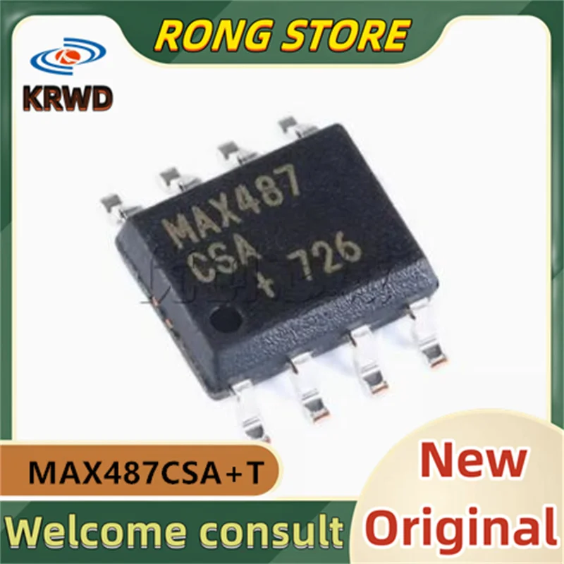 

20 шт. MAX487CSA MAX487CSA + T SOIC-8 MAX487/RS-485 новые и оригинальные