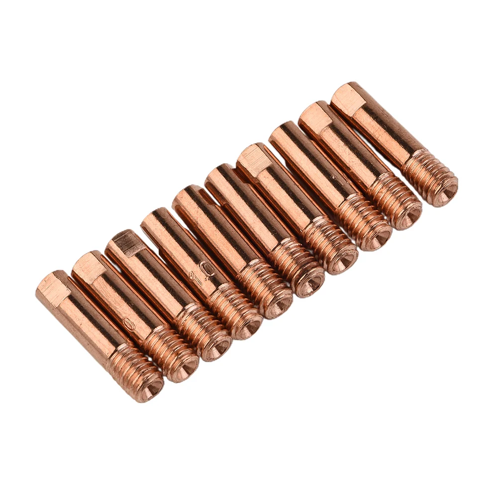 Welding Consumables Package Set of Ten MB15AK Contacts (M6) Designed to Fit Both 06 and 12 mm Tip Requirements