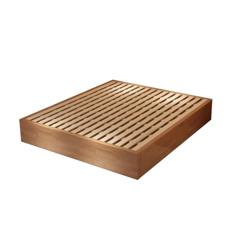 

Solid wood tatami, bedside floor, hotel bed without backrest