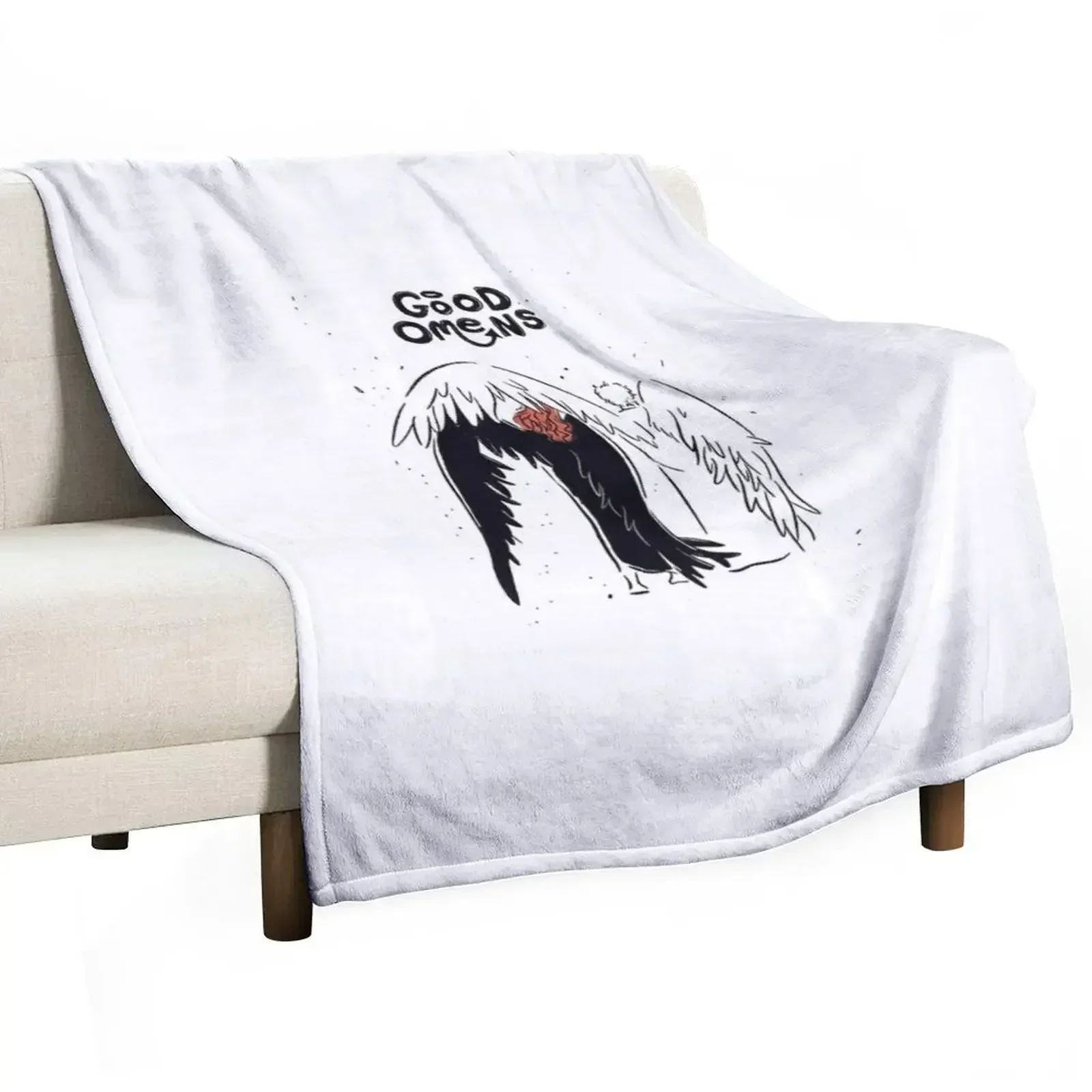 

Angel and Demon Throw Blanket Bed linens Summer Beddings Luxury Designer Blankets