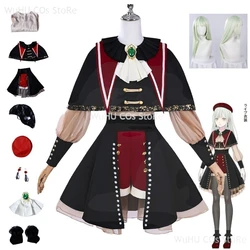 Anime BanG Dream! It's MyGO!!!!! Mutsumi Wakaba Cosplay Costume Ave Mujica Wig Black Red Cloak Lolita Woman Lovely Party Suit