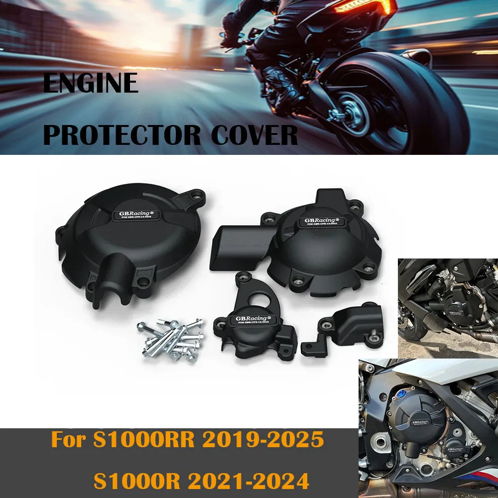 

For S1000RR s1000rr 2019-2025 S1000R 2021-2024 Engine guard cover For GBRacing Motorcycle Engine Protection Cover