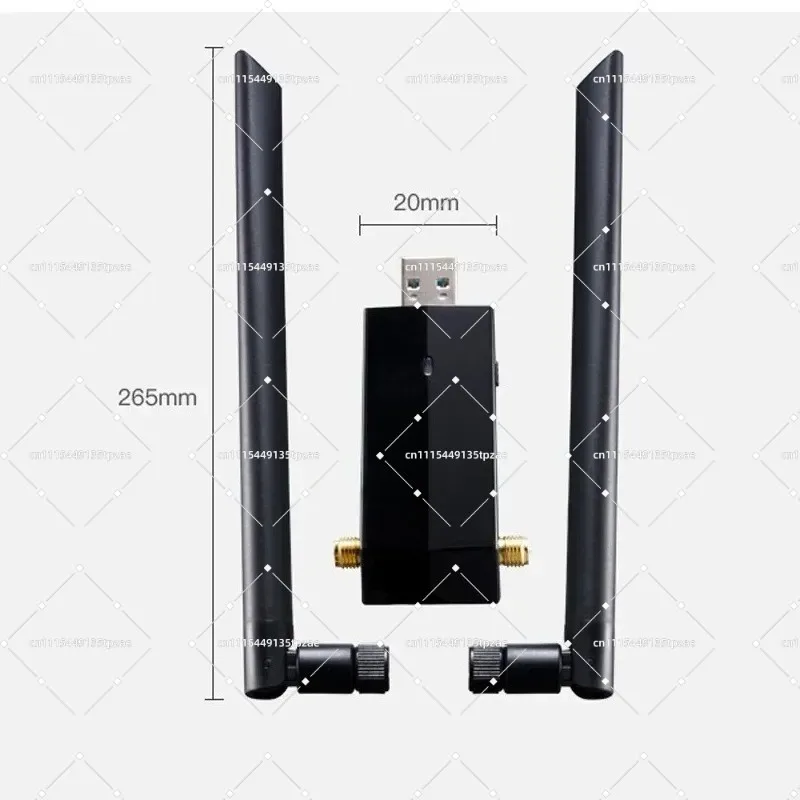 RTL8812AU USB 3.0 WiFi Adapter Dual Band 2.4G/5G Gigabit Wireless Network Card for Linux Penetration Test Monitor Mode AP