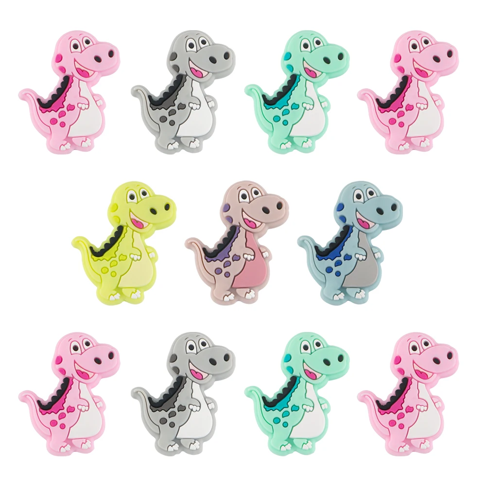 

Kovict 12pcs/Lot Animal Silicone Beads Food Grade Silicone Cartoon Tiny Rodent Beads For DIY Jewelry Making