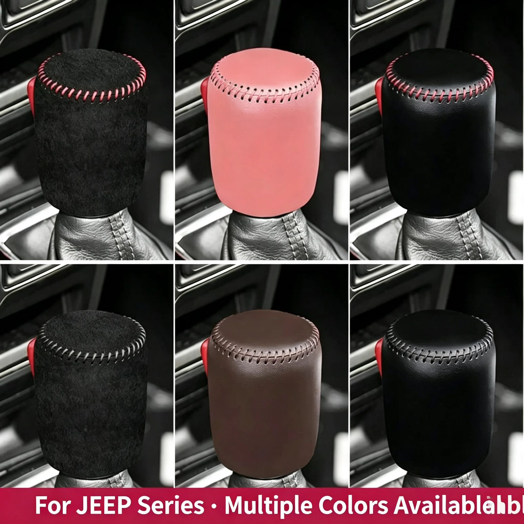 Shift Knob Protector Gear Shift Knob Cover Gear Gaiter For Jeep Wrangler 2023-2024