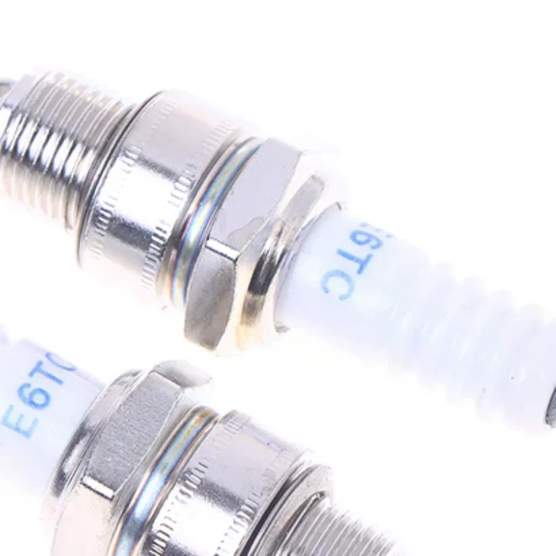 

1/3 Pcs Brand New Motorcycle Spark Plug E6TC For Scooter Moped Ignition Part Replacement Accessories