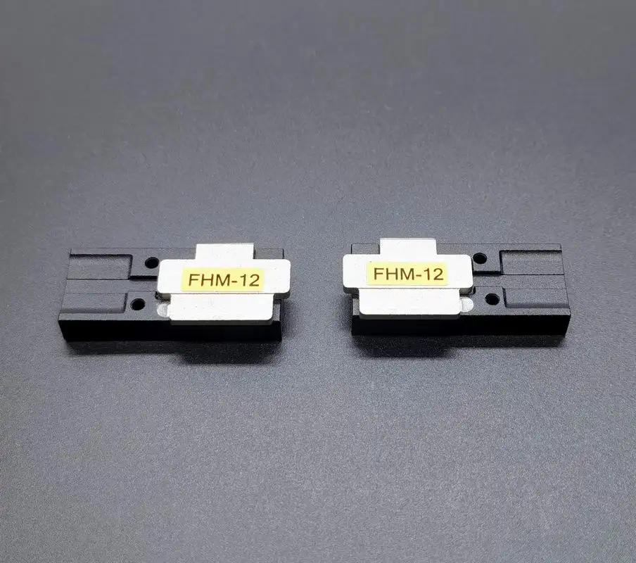 

Fiber Holder FHM-12 For Sumitomo Fiber Fusion Splicer Type-66 Type-81M Type-82M Type-71M For 12 Core Ribbon FIber Clamp A Pair