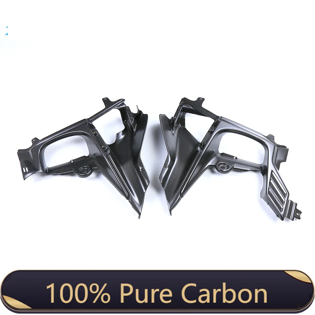 For Ducati Streetfighter V4/S 2021 2022 2023 2024 100% Full 3k CARBON FIBER Motorcycle Upper Side Fairings Body Fairings Kit