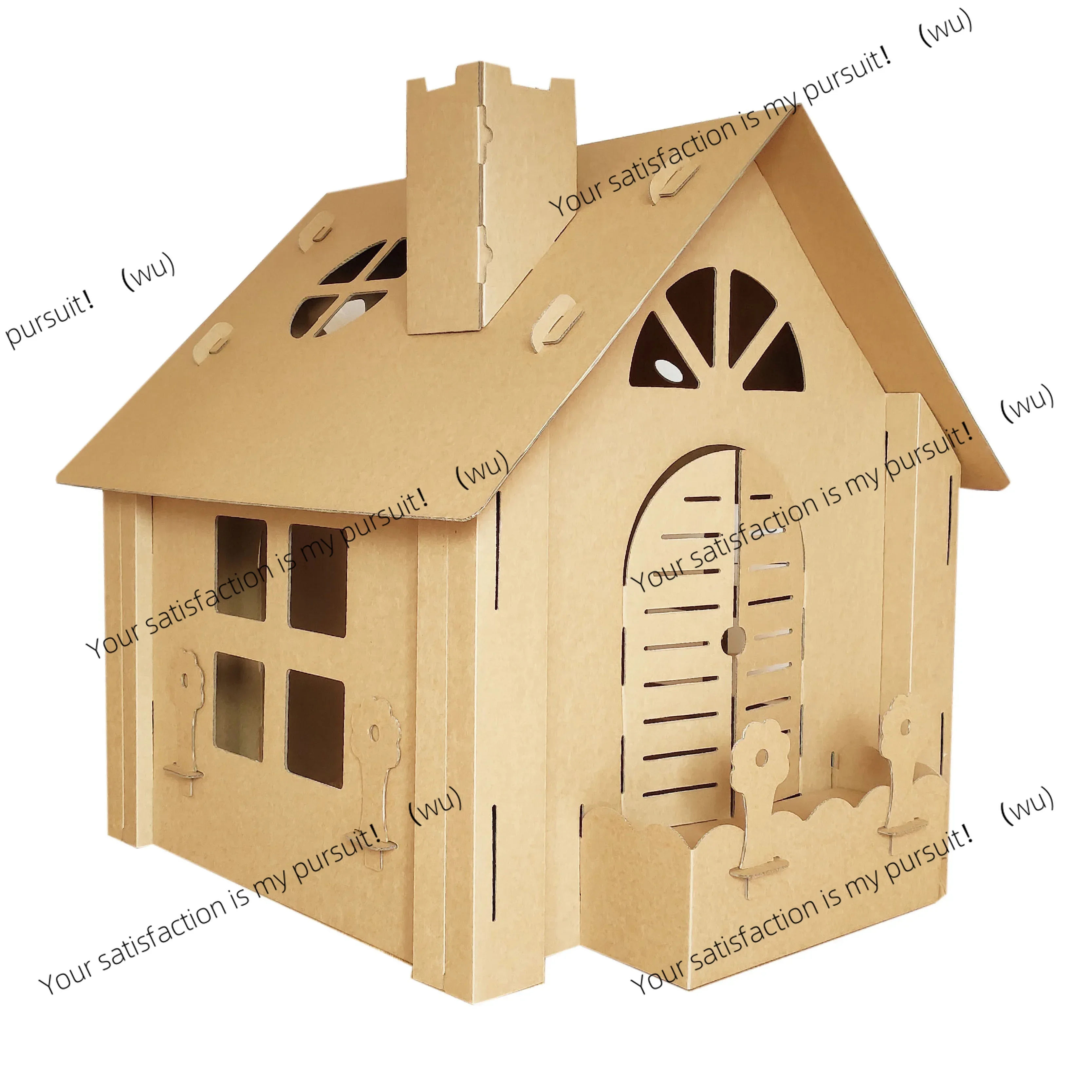 ZOCI-DIY Graffiti drawing Paper castle tent Paper palace  Indoor Outdoor game tent Room House