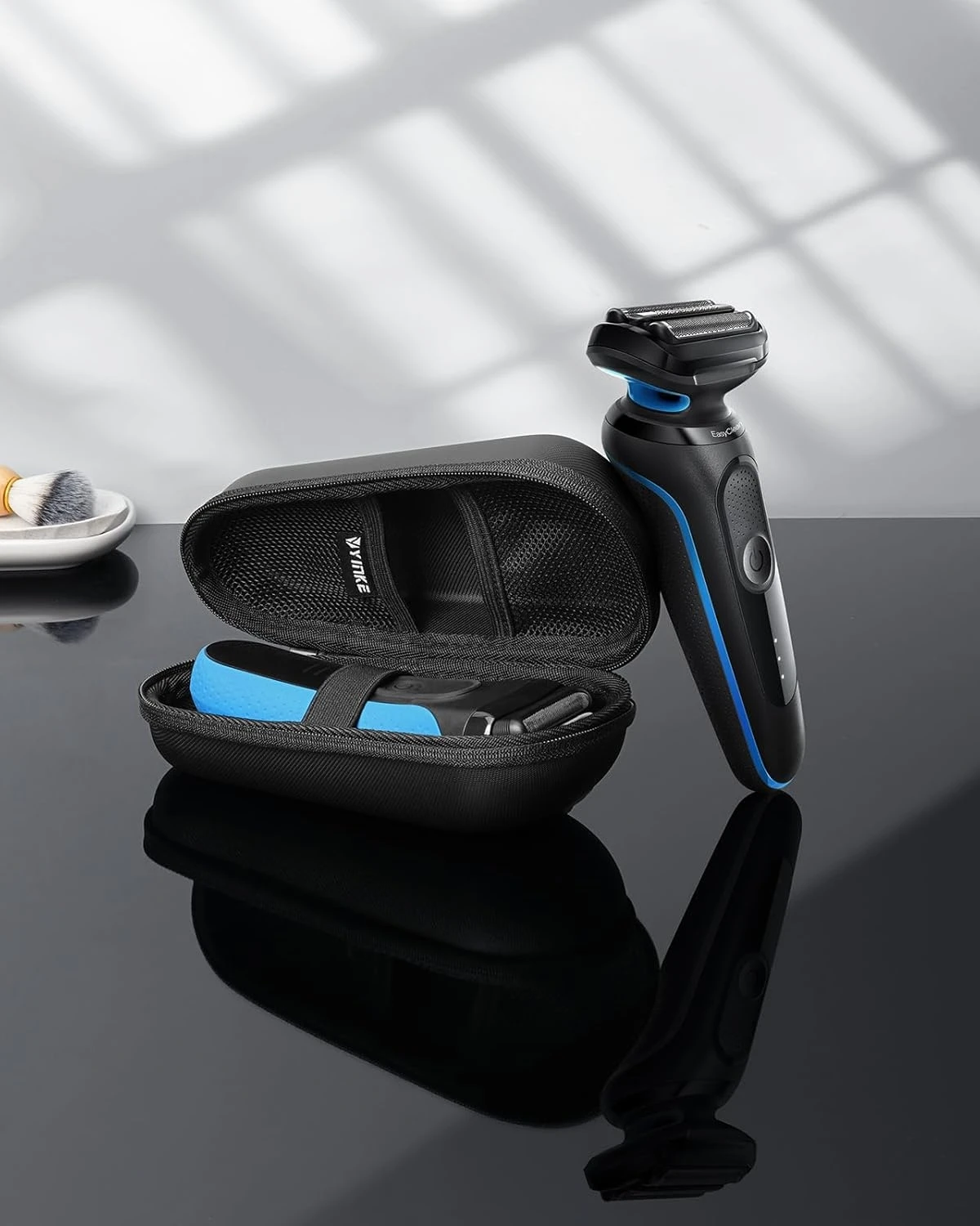 

Travel Protective Case for Braun Series and More Electric Shaver, Shockproof Travel Protective Cover Storage Bag (Case Only)