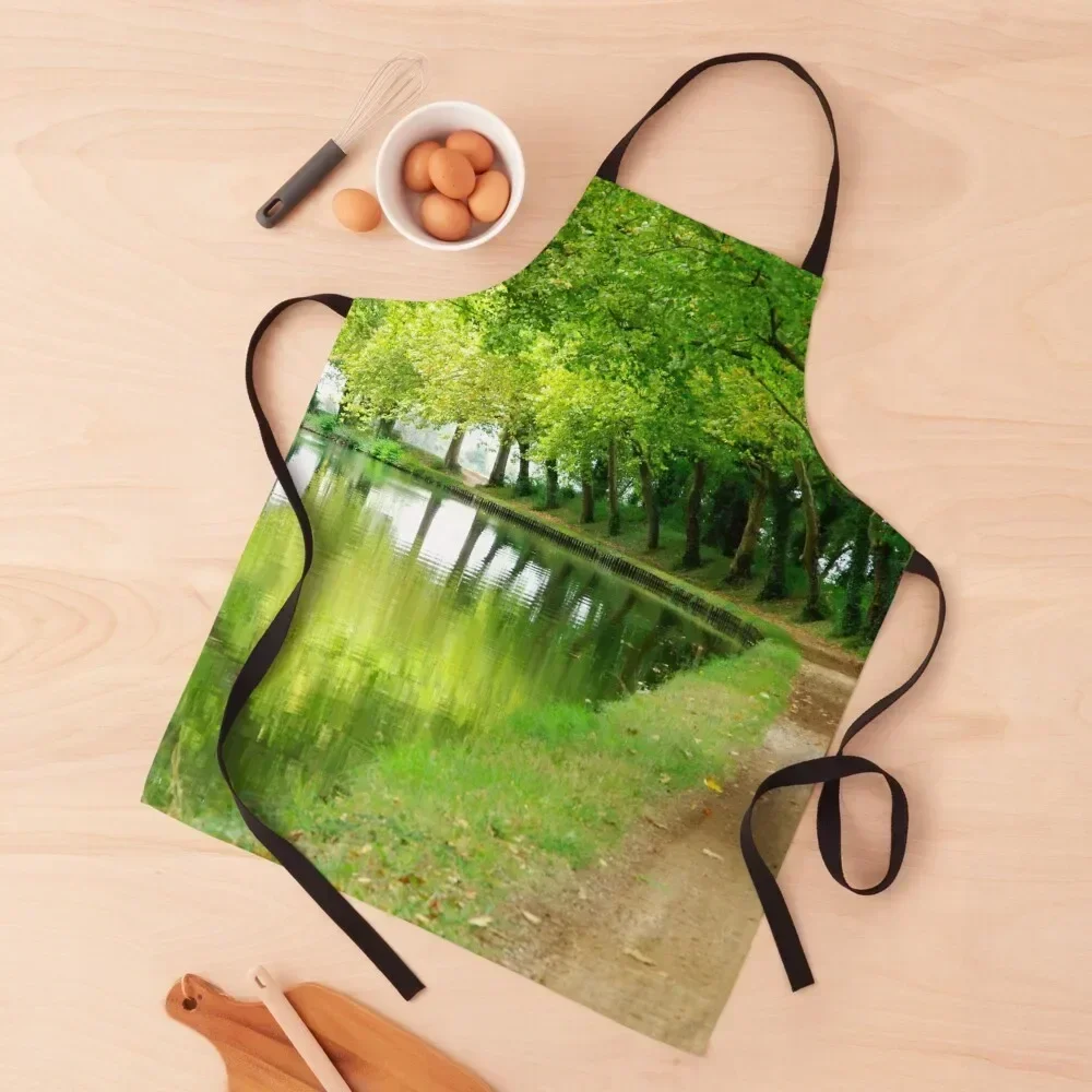 

Tree canal Apron Chef Uniform For Men Men's Kitchen Women's christmas decoration Apron