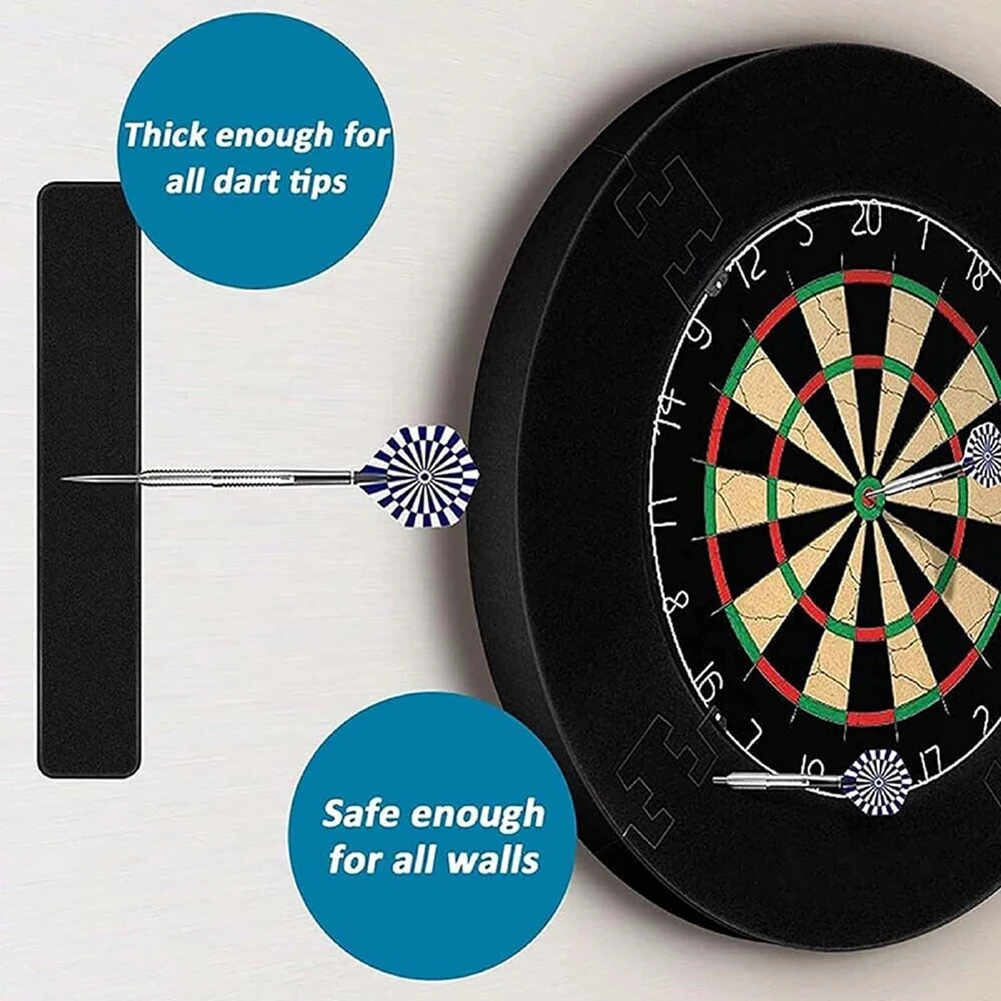 EVA Black Dartboard Wall Protection Board Splicing Dart Board Wall Protector Soundproof Thick And Solid Durable Dart Accessory