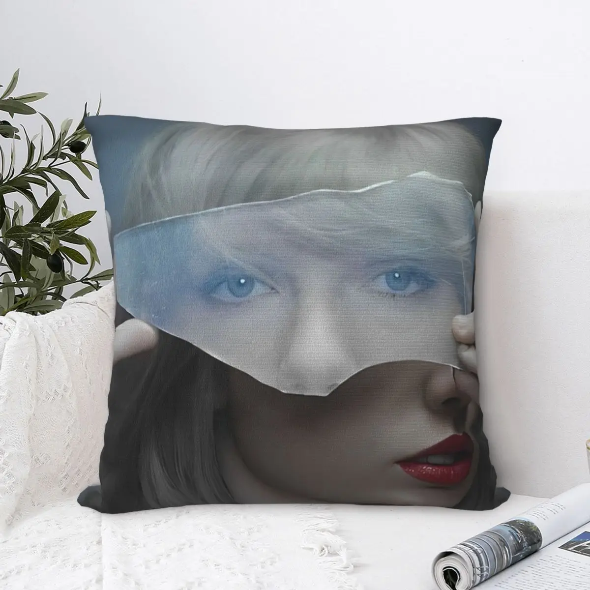 Famous Singer Swiftie Pillow Case Cushion Cover Customized Zipper Decorative Pillowcase for Sofa 45x45cm