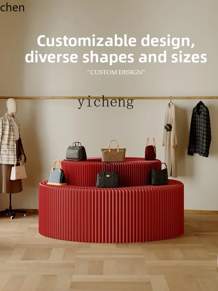 DSA Red Shelf Exhibition Display Stand Display Office Display Stand Folding Showcase