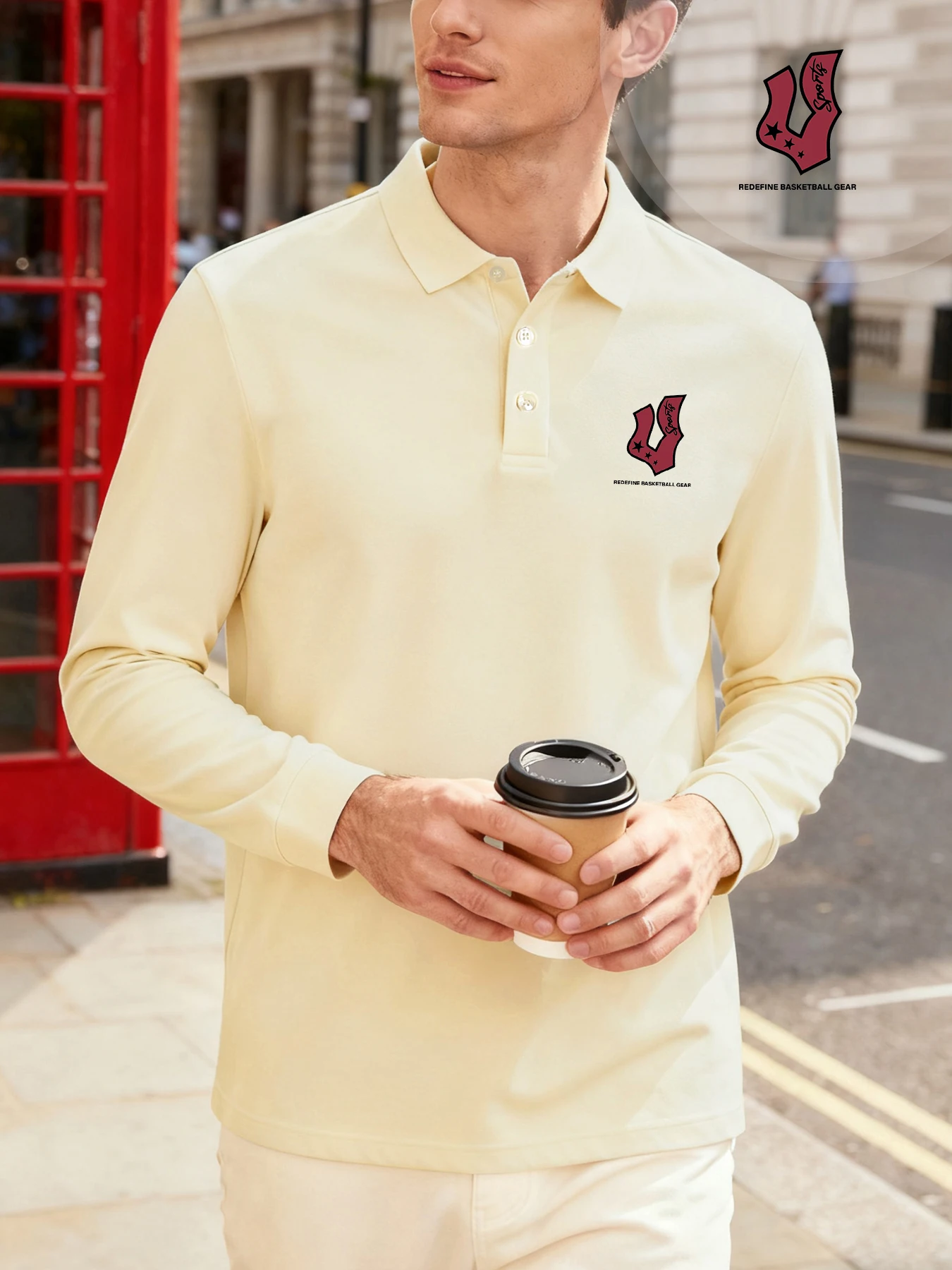 

Redefine баскетбольное снаряжение с узором Revers, рубашка поло, мужские осенние рубашки, деловой повседневный топ, дышащая мягкая мужская новая одежда