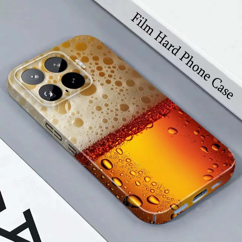 Capa Rígida para Celular Honor Play Magic 8 7 6 X9d X9c X9 X8b X8A X8 500 200 X50 X60 Lite GT Pro com Bolhas de Espuma de Cerveja