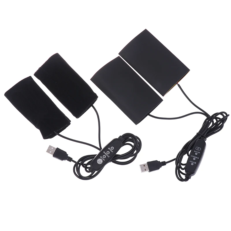 1 set verstelbare verwarmde motorfiets handgreep USB verwarmde handgreep Anti-slip warmte verwarmde handgrepen