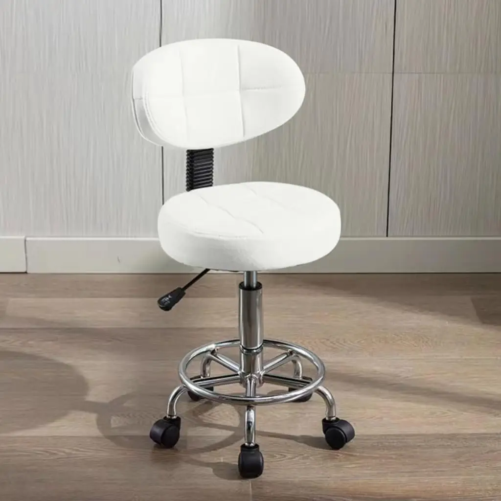 Modern Office Desk Chair Rolling Stool Computer Chair with Low Back Height Adjustable Work Home Salon Drafting Swivel Task Chair