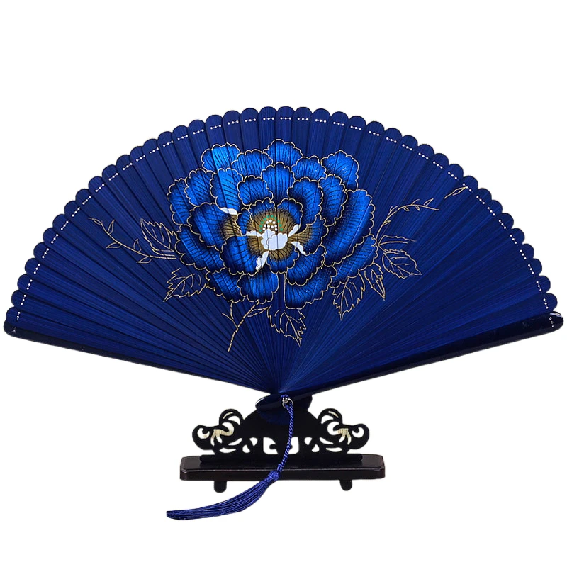 

Small Lady Folding Fan Ventilador Chinese Vintage Folding Bamboo Fan Japanese Women Bamboo Hand Fan Portable Abanicos Para Boda