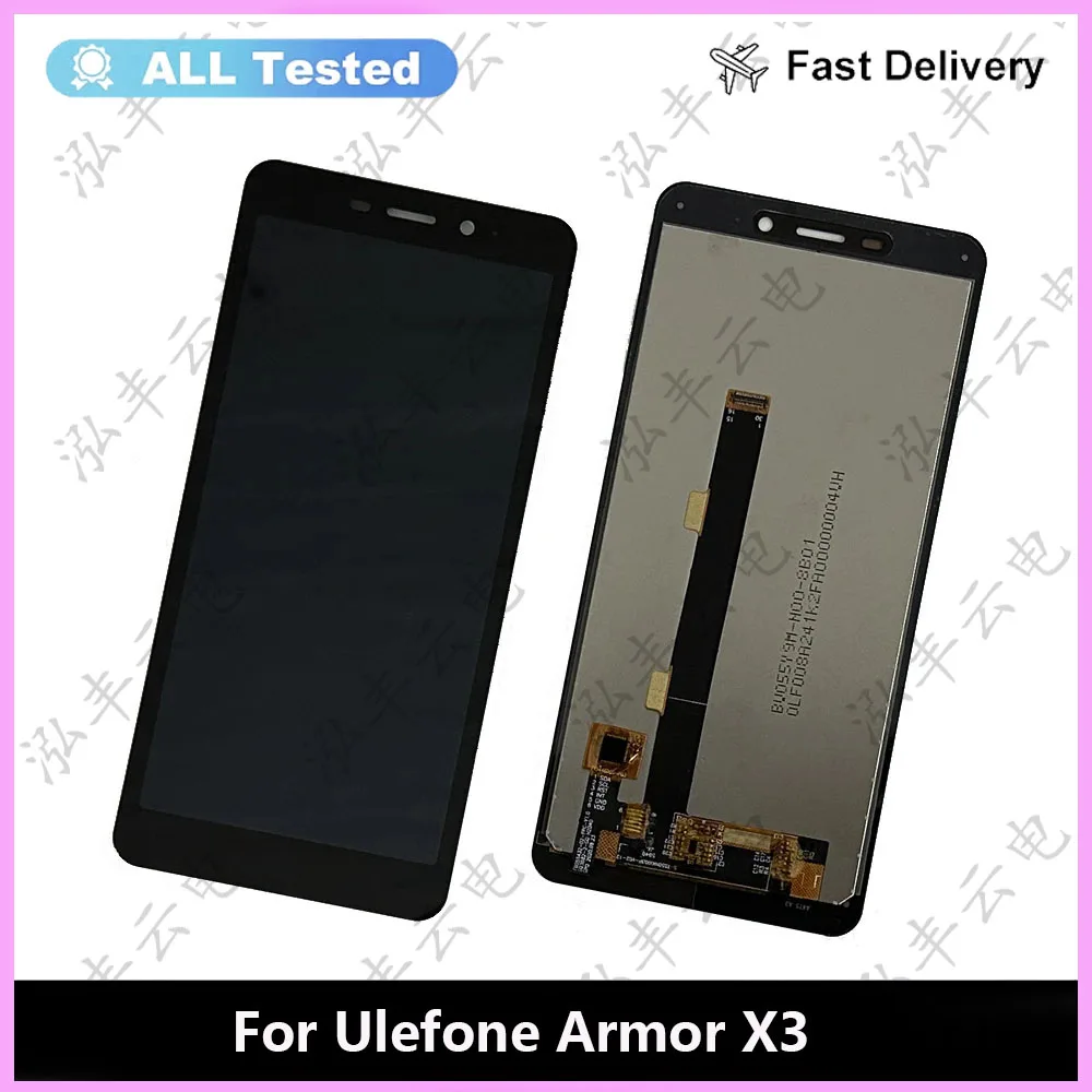 

100% Qulaity Tested For Ulefone Armor X3 LCD Display + Touch Screen LCD 5.5" new For armor x3 lcd sensor