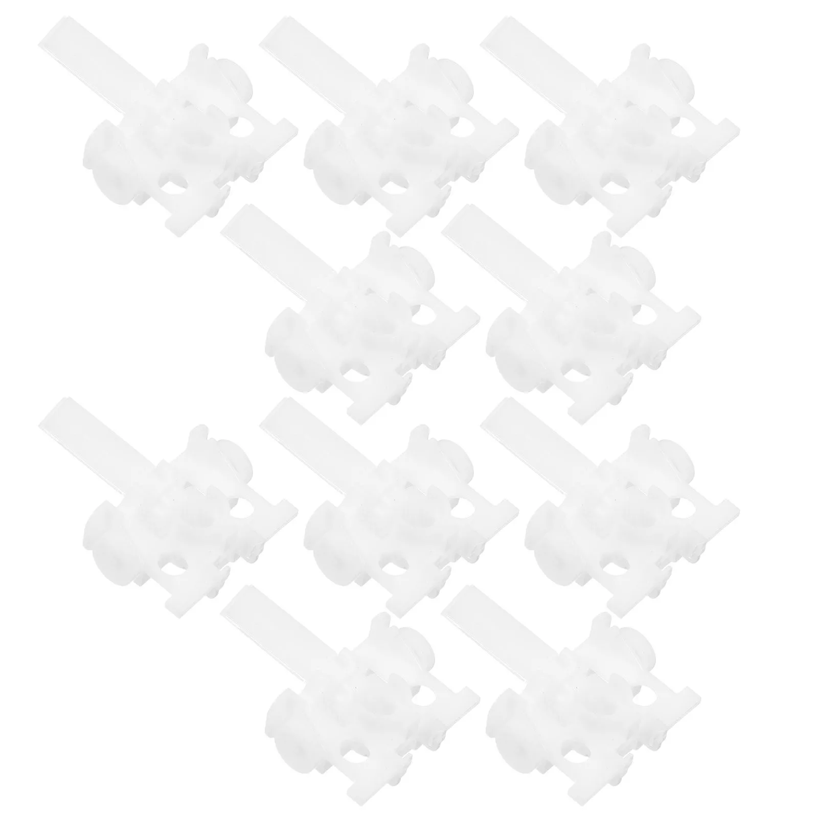 

10pcs Vertical Blind Stem Replacement White Repair Parts For Sliding Glass Doors High Strength Light Blocking Accessories