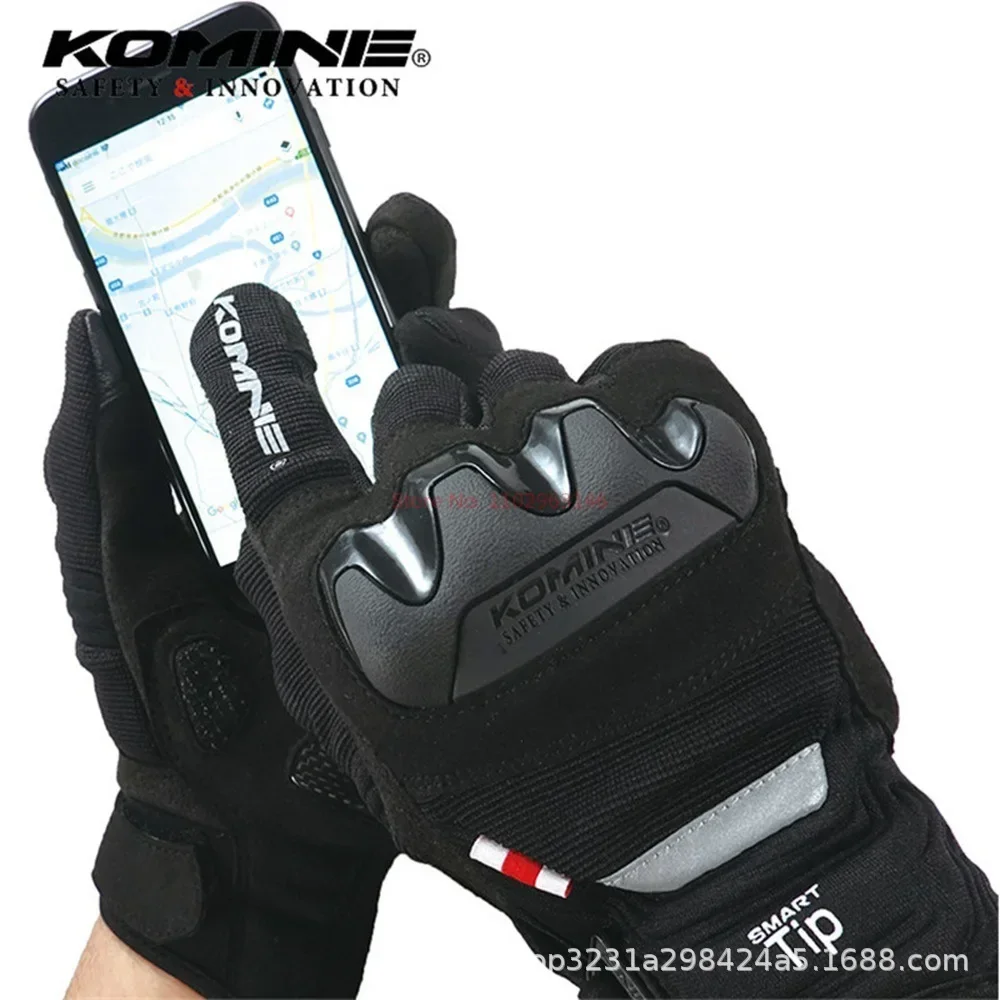 Komine Gk220 guanti da moto Summer Racing traspirante resistente alla caduta moto Rider equitazione guanti Touch Screen equipaggiamento da equitazione