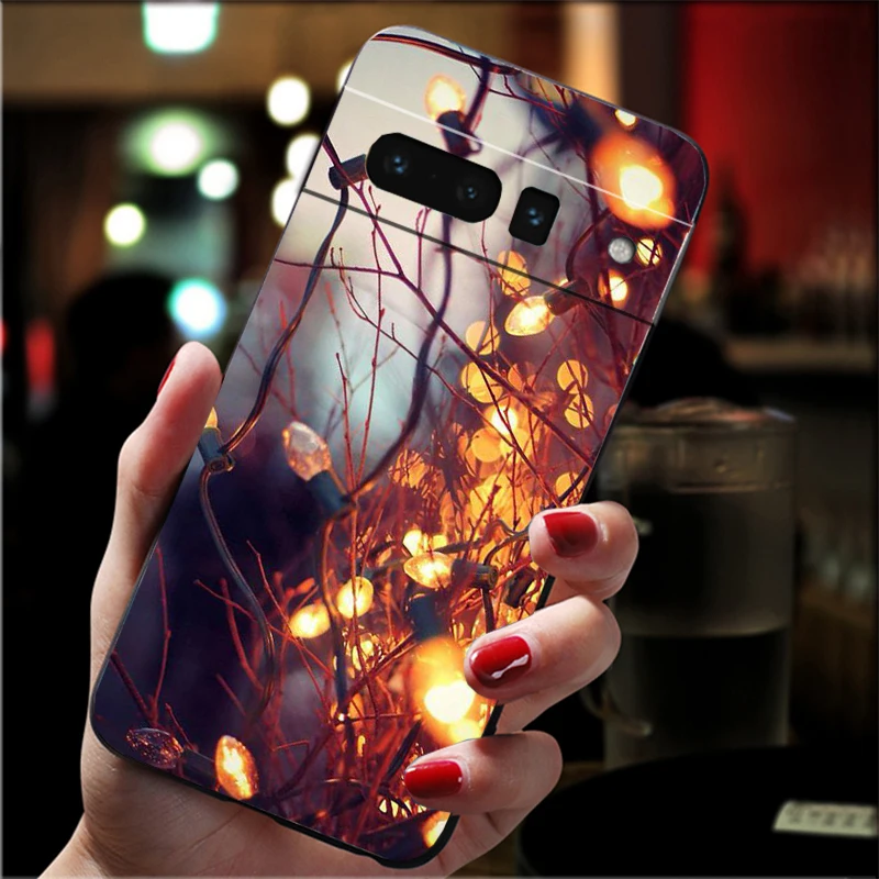 

Phone Case For Google Pixel 10 9 Pro XL 9A 8 7 6 Pro Pixel 8A 7A 6A Pixel 8 7 6 5 Landscape Winter Light Snow