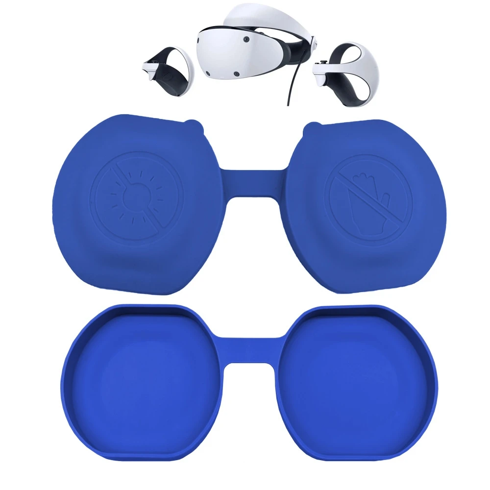 

Suitable For Sony PSVR2 Glasses Thickened Silicone Protective Cover Lens Cover For Play Station VR2 Accessories Washable Durable