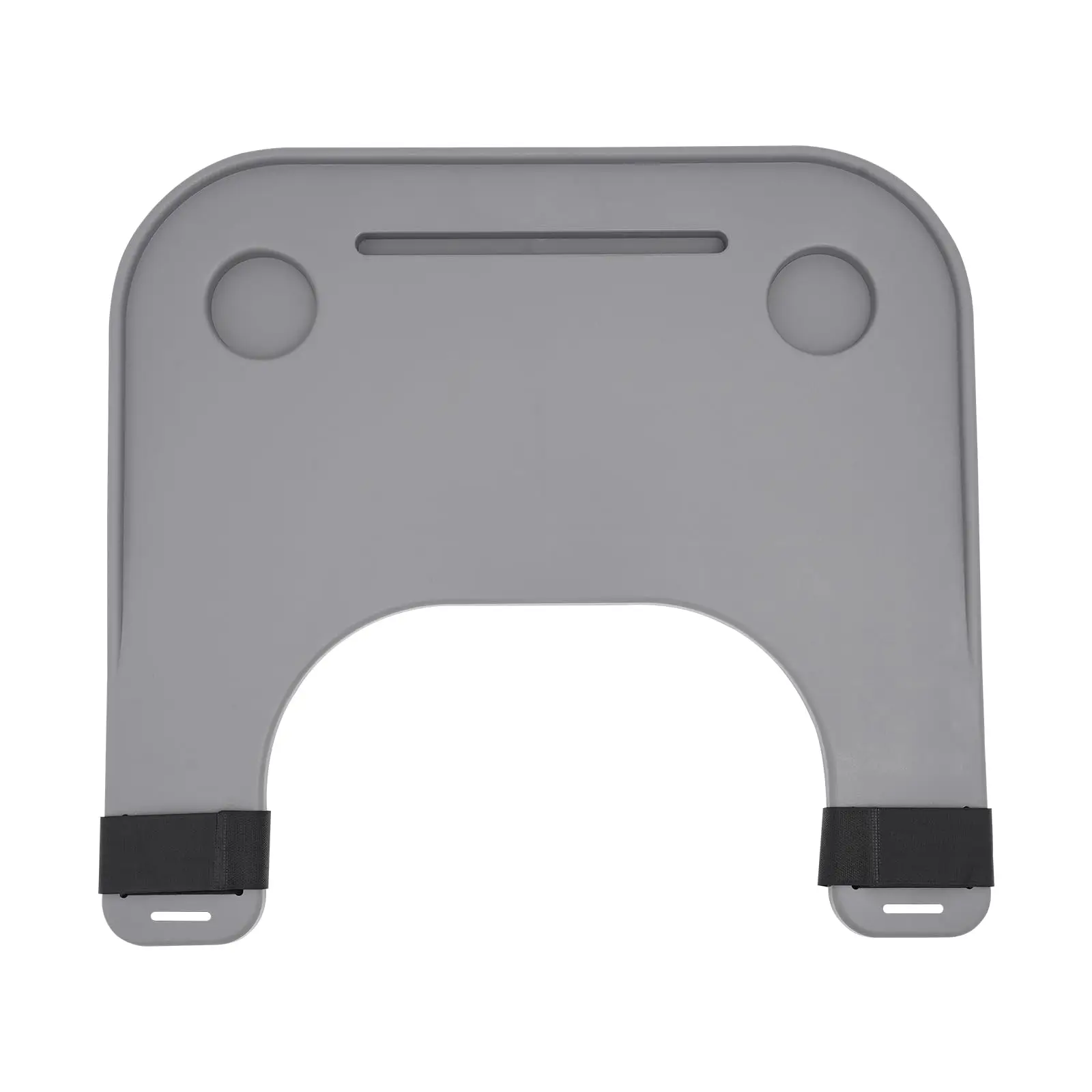 

Поднос для инвалидной коляски с 2 подстаканниками и слотом для телефона. Крепление для стола для инвалидной коляски. Легко вкл. и выкл. Серый поднос для инвалидной коляски размером 23*12 дюймов.