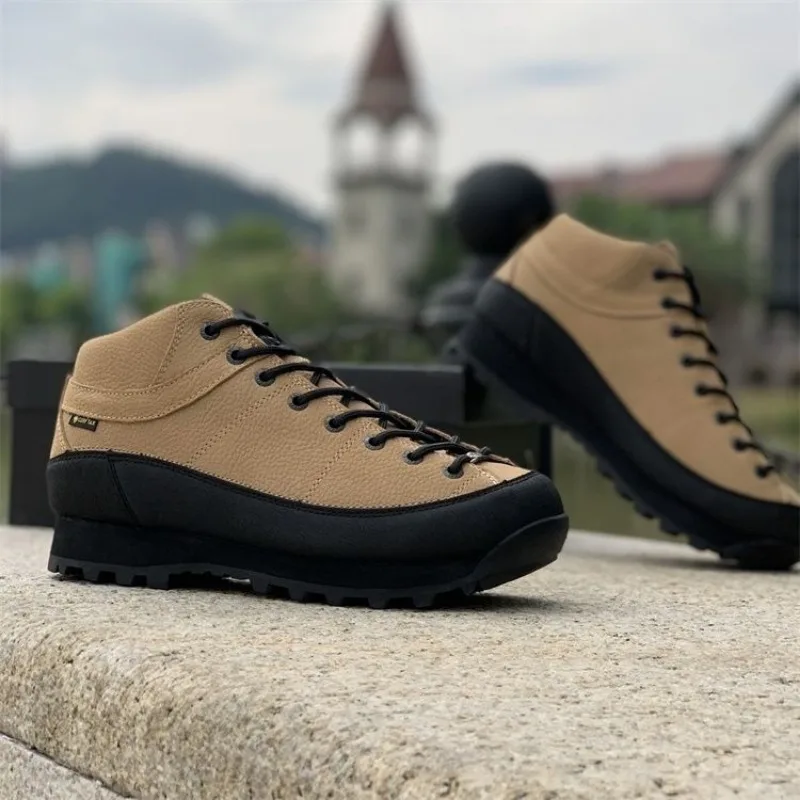 

Классическая брендовая прогулочная уличная обувь, удобная осенне-зимняя походная обувь, Нескользящие носимые треккинговые кроссовки высшего качества 39-45