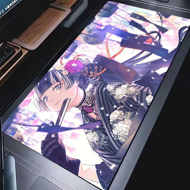 

Mouse Pad Large Hololive Juufuutei Raden Anti-Slip Rubber Gaming MousePad Desk Pad for Office and Gaming PC Anime game Mousepad