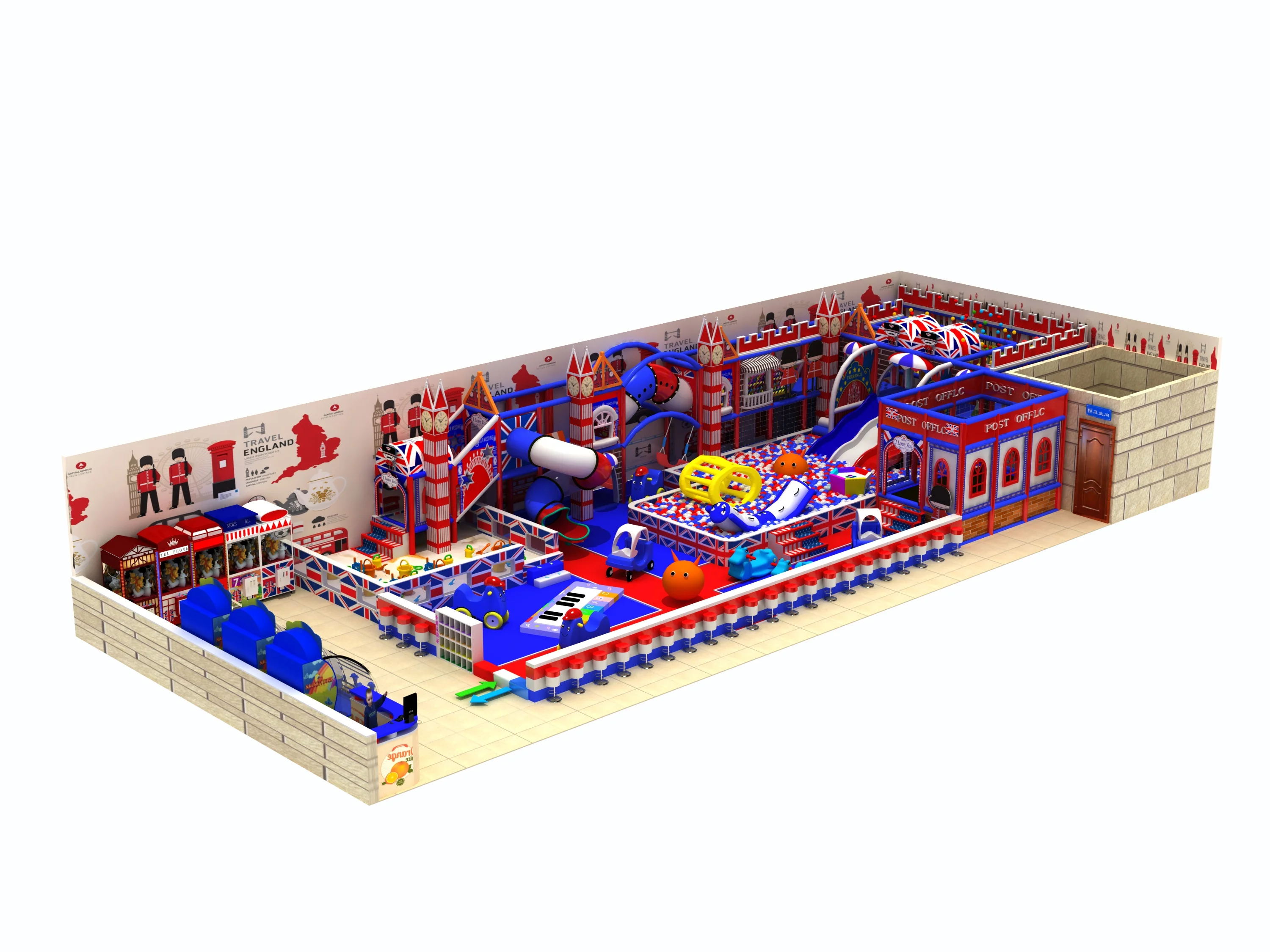 Custom amusement park children indoor playground equipment kindergarten kids indoor playground