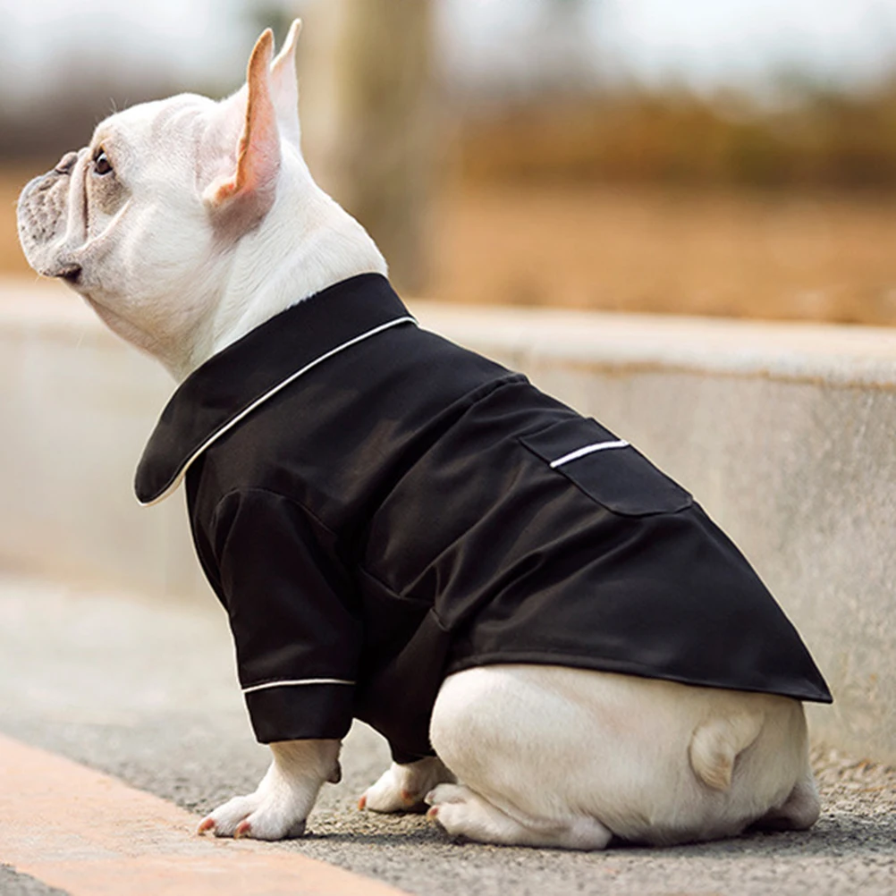 

Pet Pajamas Soft Dog Clothes H some Boy Puppy Everyday Wear Humanized Design Stylish Color Comfortable Texture Two legged Pet