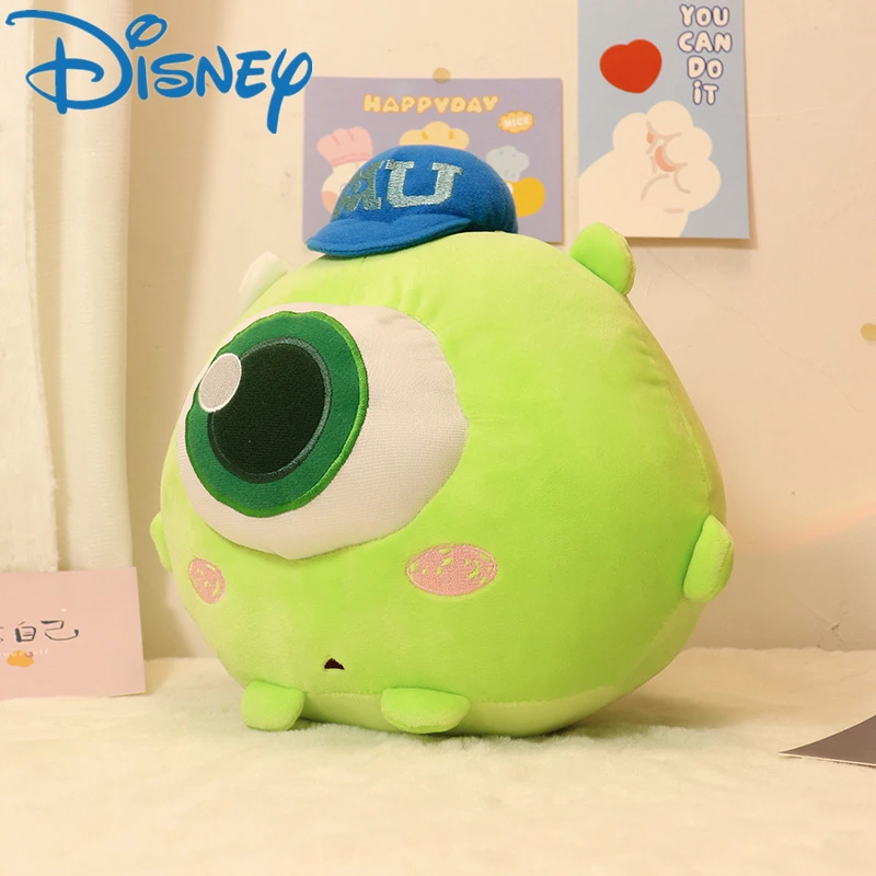 25cm Disney Monsters University Big Eye Mike Kawayi  Animation Peripheral Stuffed Soft Plush Toy Cartoon Cute Doll Kids Gift