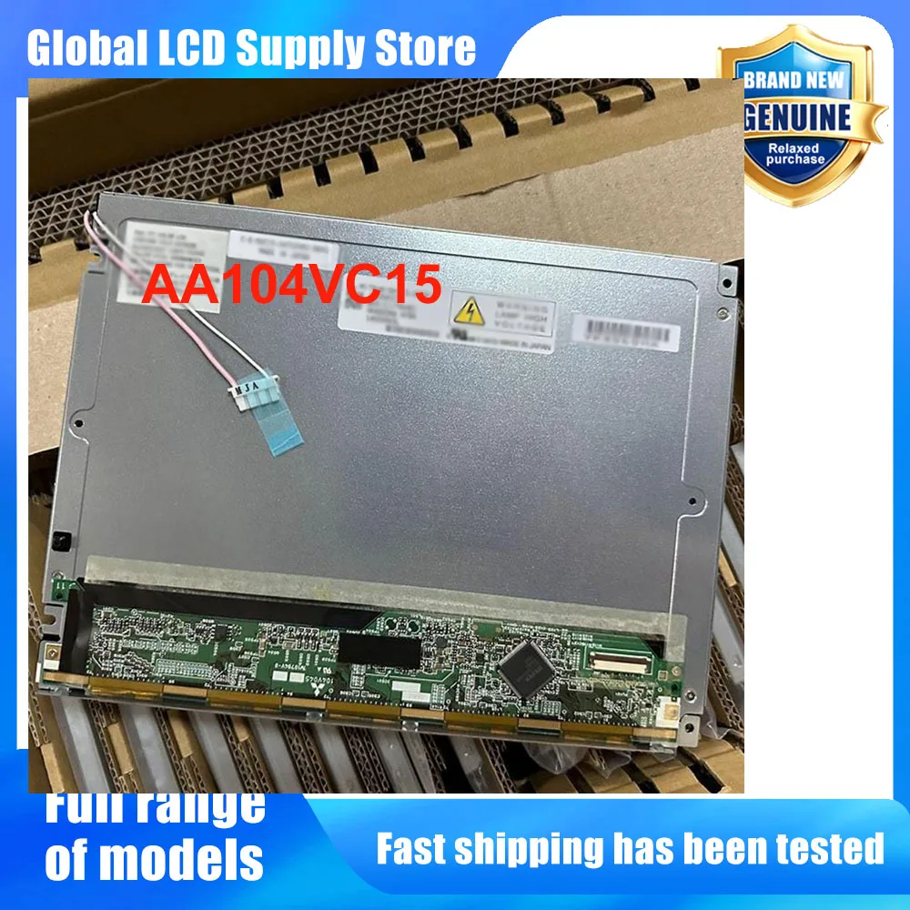AA104VC15 10.4 Inch 640*480 LCD Screen Display Panel Replacement for Industrial HMI Medical Device POS Display