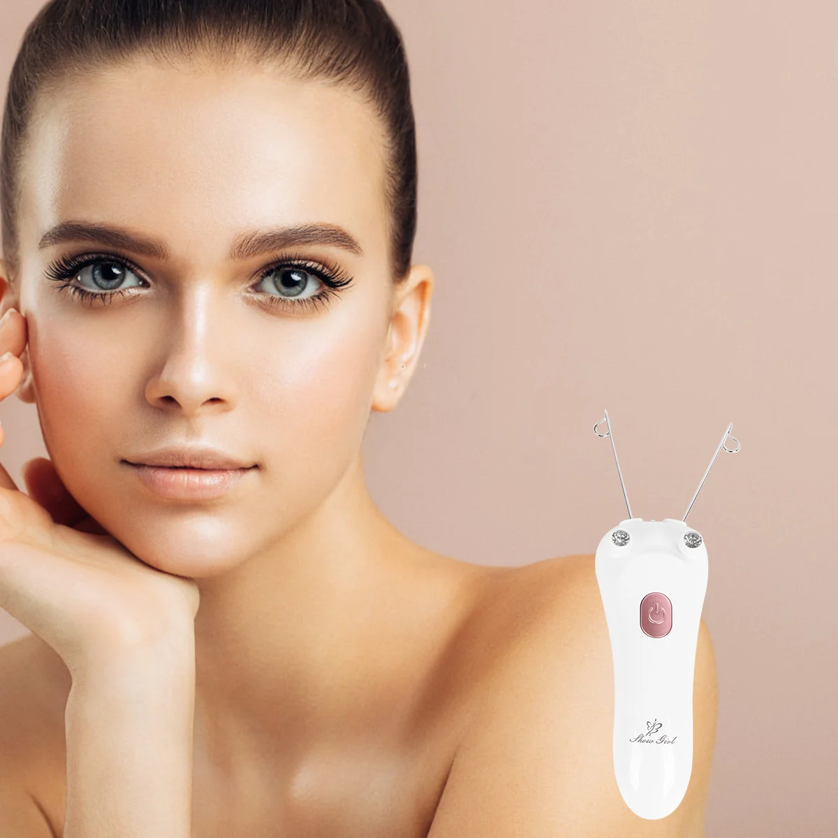 Maquinilla de afeitar Facial para mujer, depiladora Dermaplane Facial, removedor de vello, Afeitadora eléctrica para damas