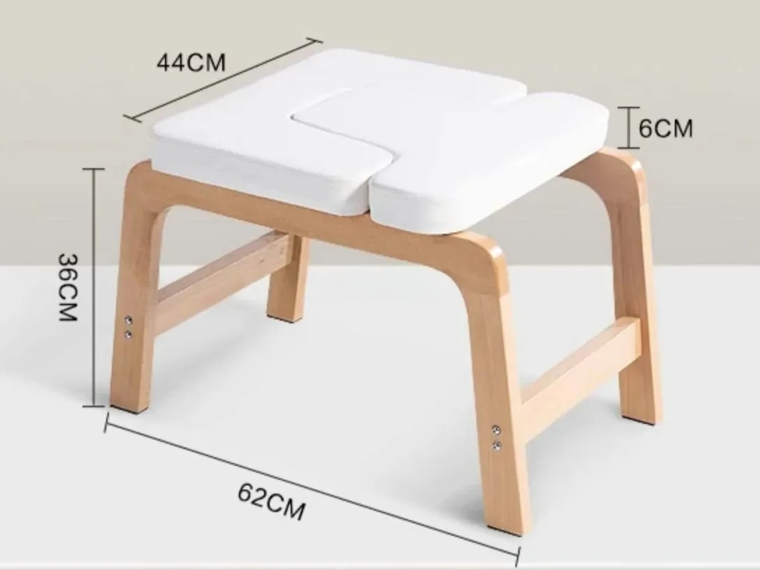 Customizable Inverted Bench Assisted with Solid Wood Fitness , Wooden Chair, Inverted Fitness Equipment