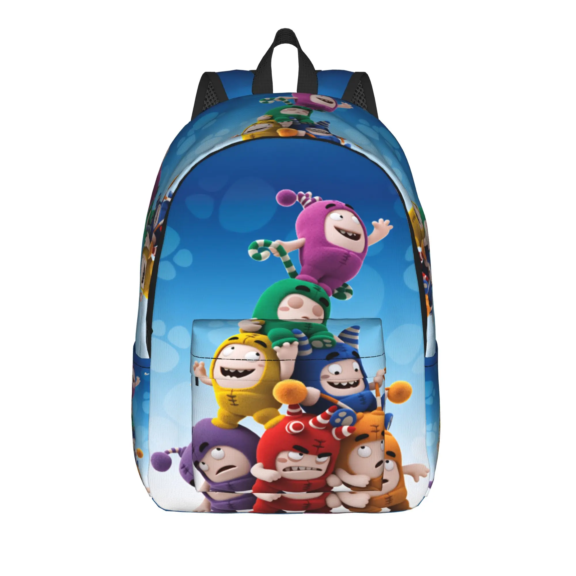 

Cartoon Oddbodes Backpack Teen Lightweight Backpacks Polyester Novelty School Bags Travel Design Rucksack