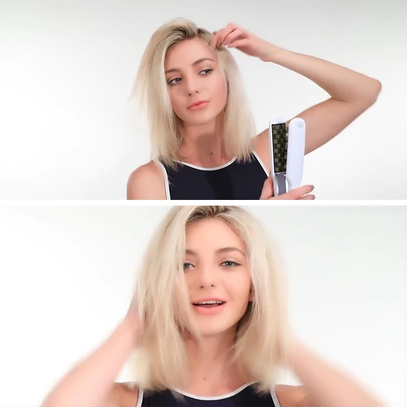 Ferro per capelli in ceramica volumizzante professionale per capelli più spessi o volume dei capelli più grande e duraturo Strumento per crimpare piastra per capelli soffici