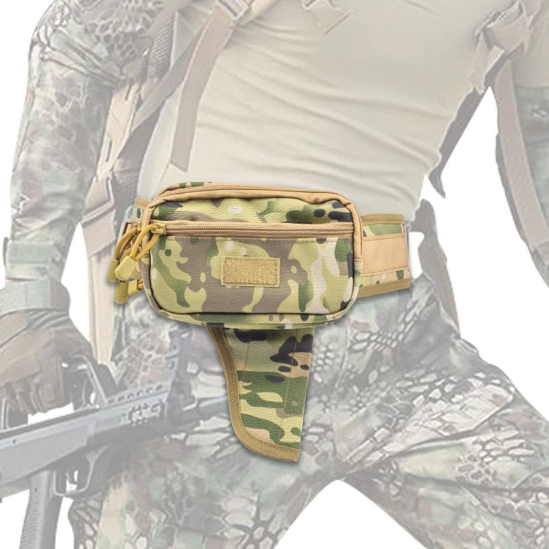 Bolsa de cintura antifurto para transporte oculto, bolsa de cintura casual EDC para homens e mulheres, bolsa de cinto para viagem ao ar livre com bolso oculto para armazenamento