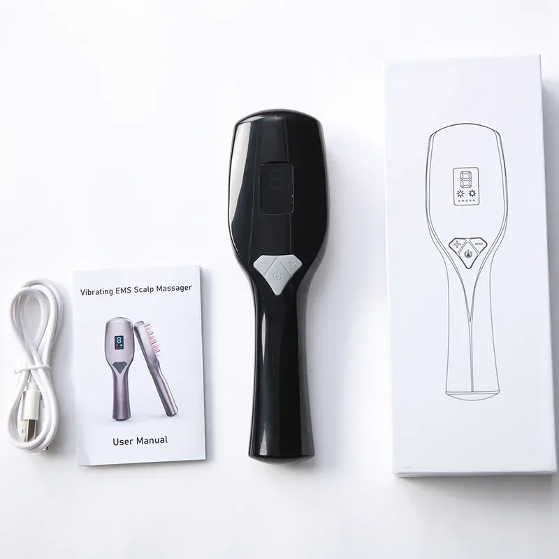 for Head Massage Comb Automatic Meridian Dredging Hair Growth Tool with Red and Blue Light Scalp Care Therapy Device