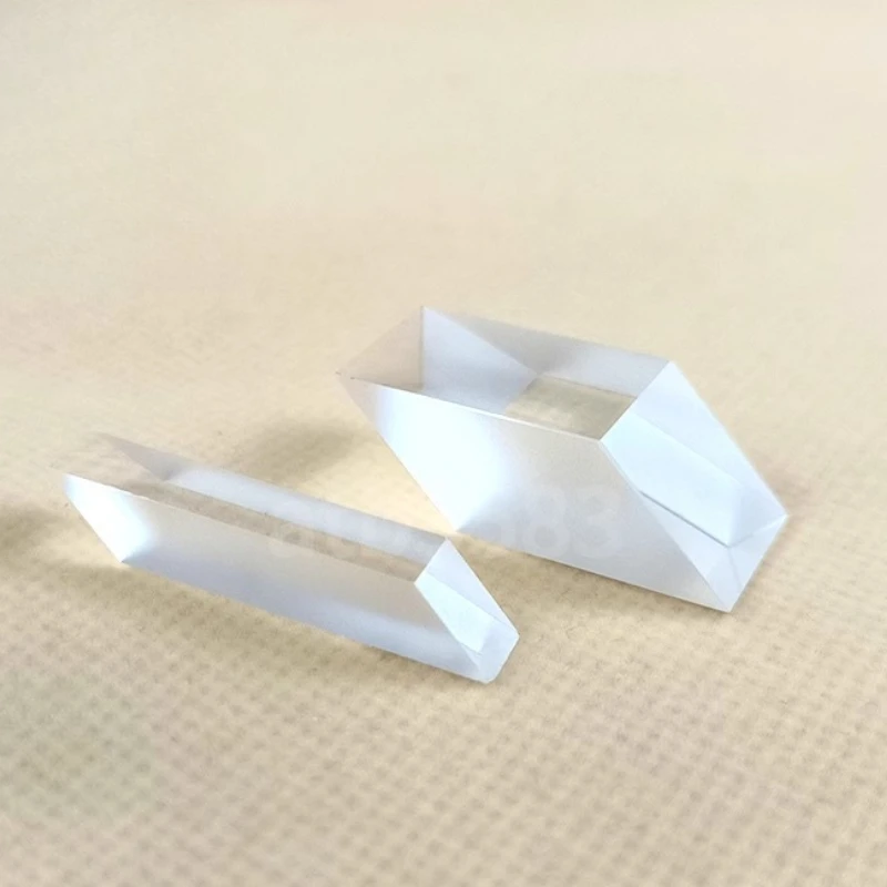 1PC 33.4*15*10.5mm Oblique Lateral Translation Prism Triangular Split-beam Prism K9 Optical Glass for Physics Experiment