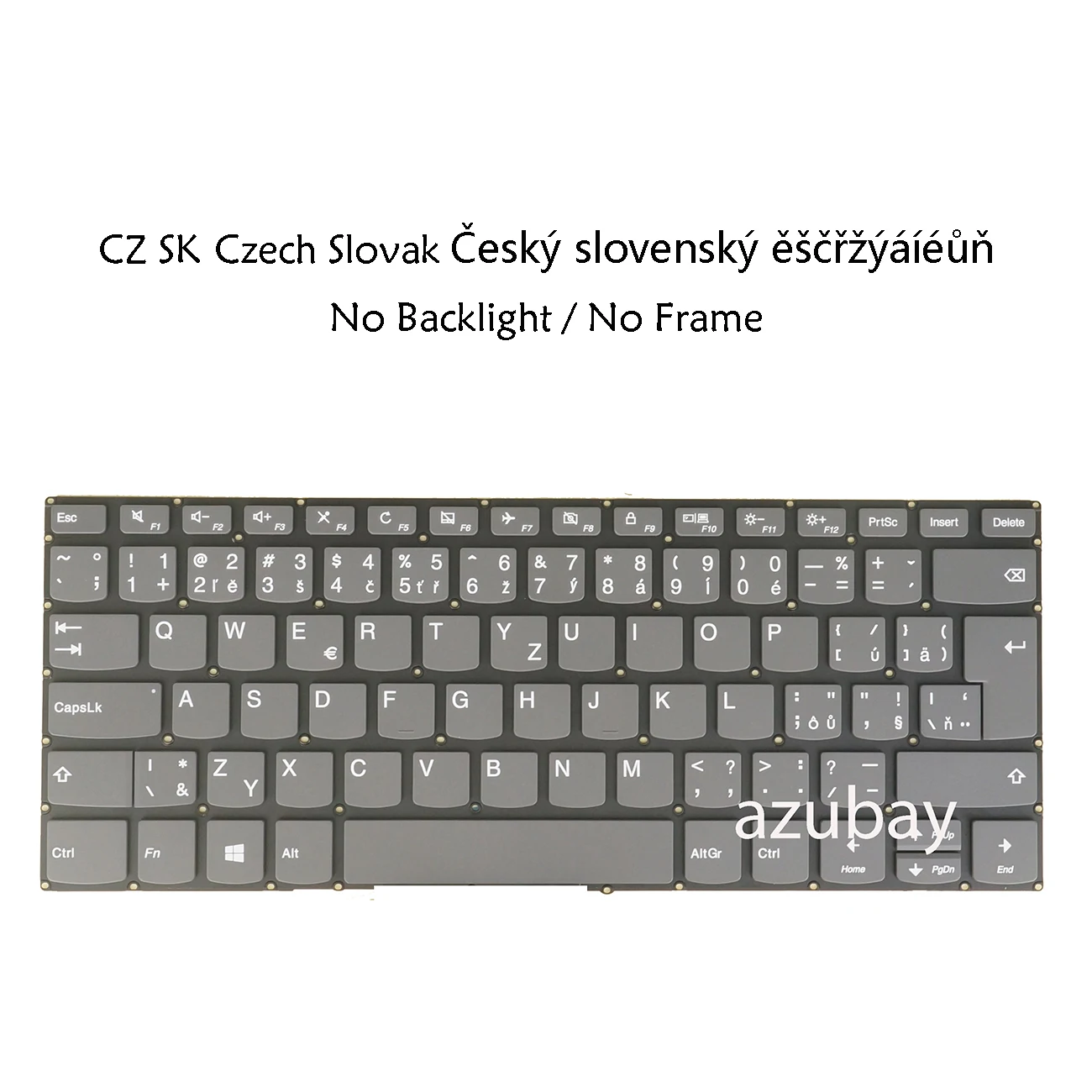 Keyboard For Lenovo Yoga 520-14IKB 80X8 80YM 81C8, 720-15IKB 80X7, V14 G1-IML 82NA, Ideapad 330s-14ikb 81F4 81JM  Czech Slovak